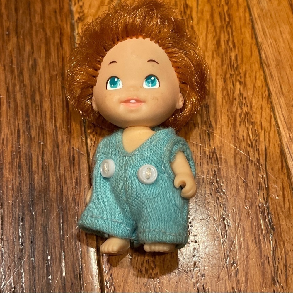 TYCO 1990 Quints Baby RED HAIR Doll 2.5" Figure